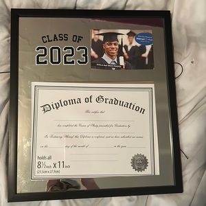 Class of 2023 graduate diploma wall hanging